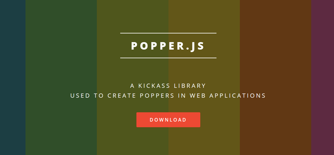 کتابخانه جاوا اسکریپت است برای افزودن راهنمایی ها و popovers به ​​عناصر HTML